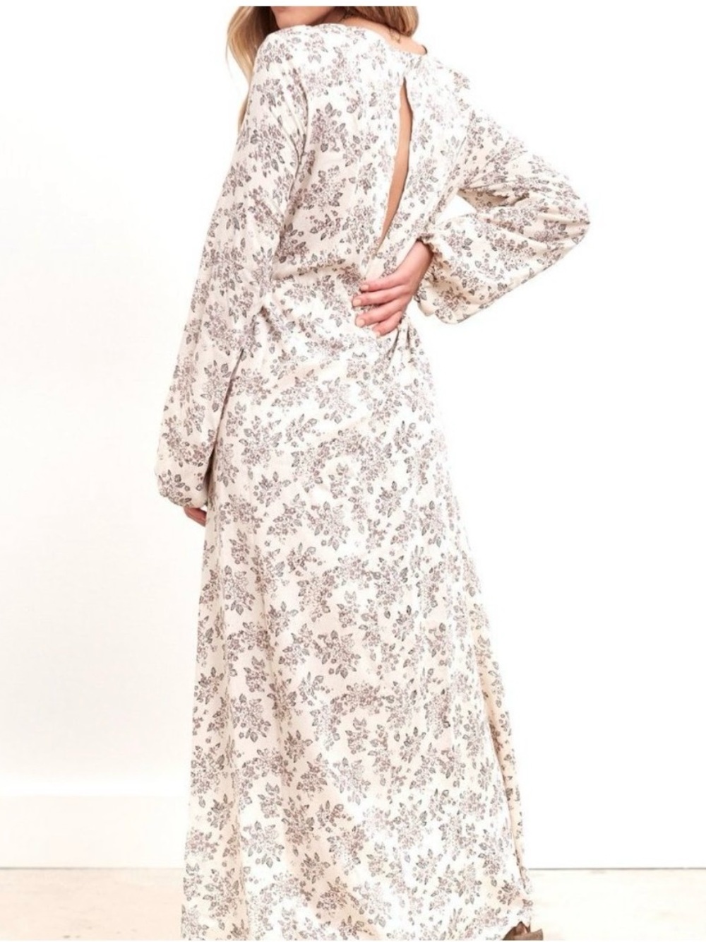 Saltwater LUXE Midi Dress Floral Print XS